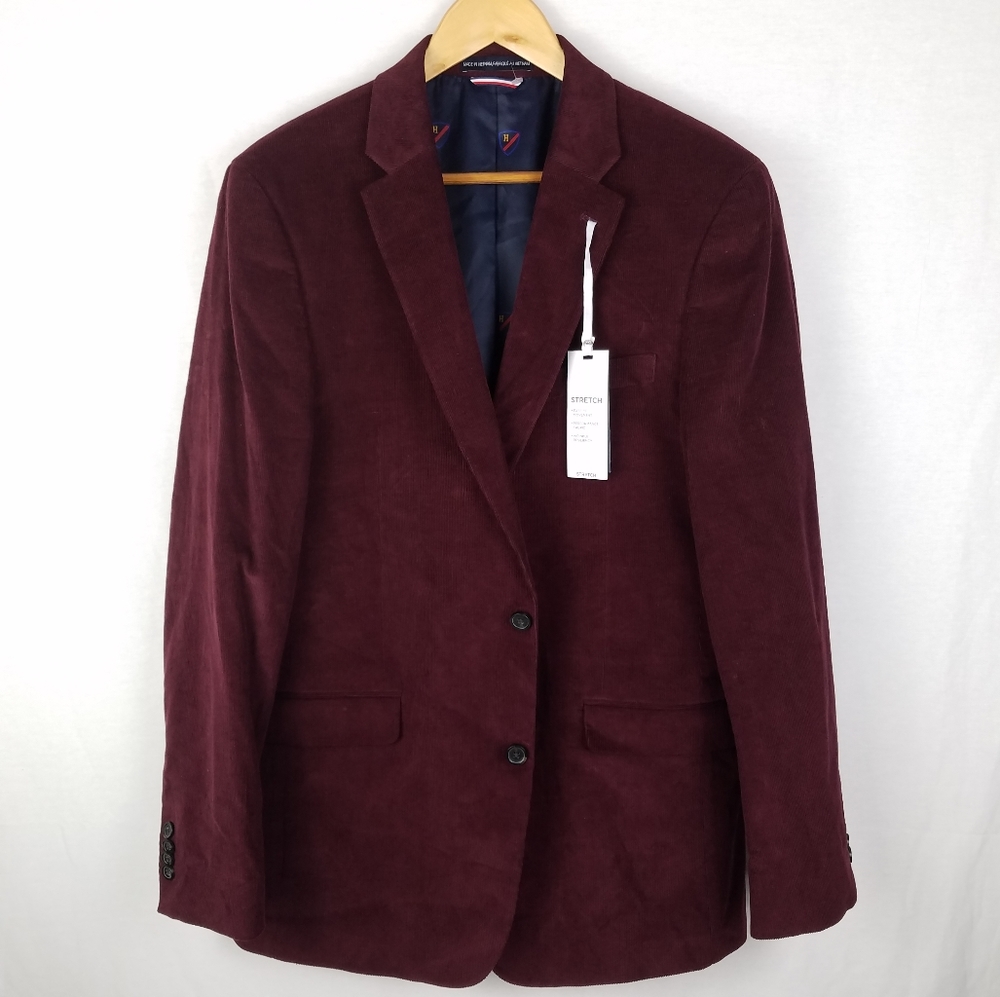 Tommy Hilfiger Burgundy Blazer